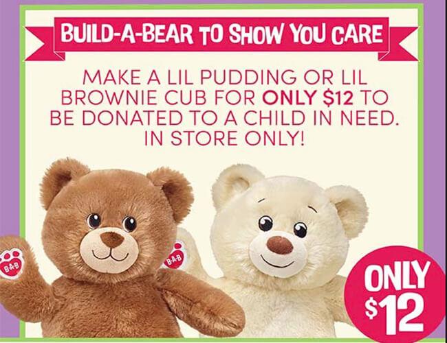 build a bear workshop offer