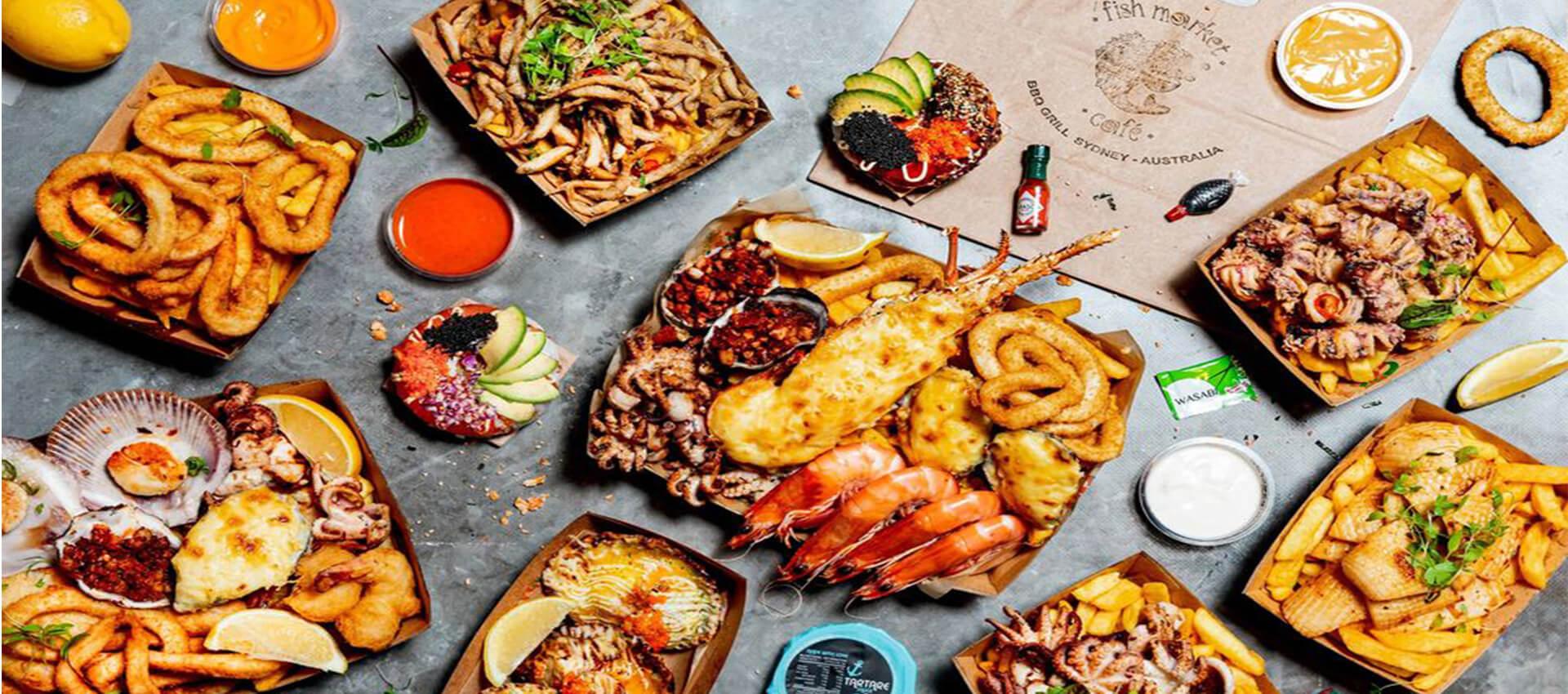 Fish Market Cafe in Sydney Fish Market, Sydney NSW 2009