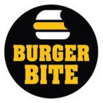 Burger with bite logo