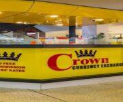 Crown currency exchange banner