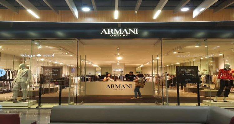 Armani outlet banner