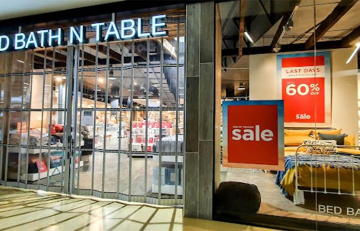 Bed bath n' table banner