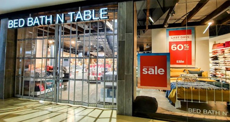 Bed bath n' table banner