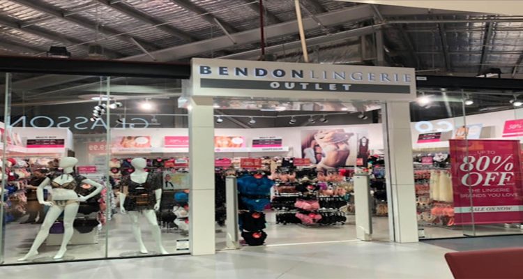 Bendon factory outlet banner