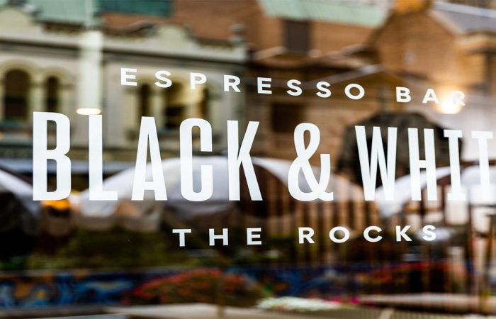 Black & White Espresso Banner