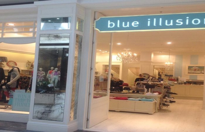 Blue illusion banner