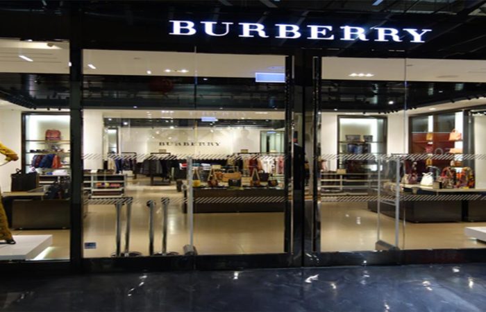 Burberry banner