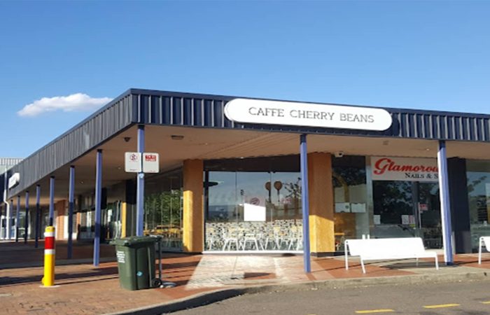 Caffe cherry bean banner