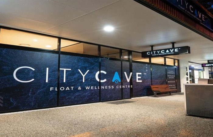 City cave banner