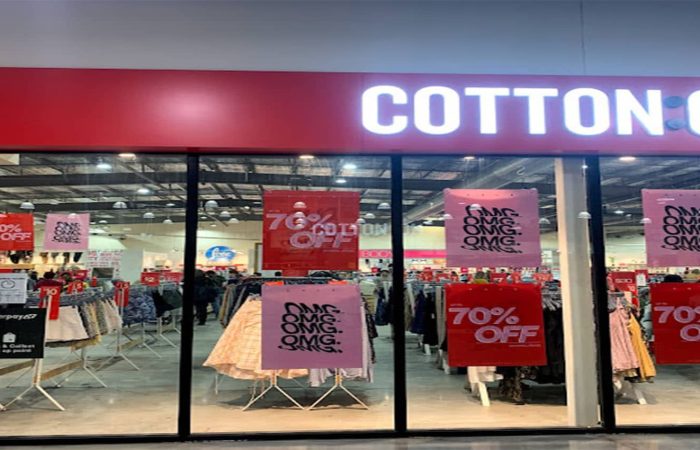 Cotton on banner