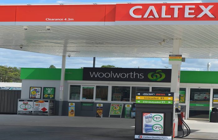 EG Caltex Petrol Station banner