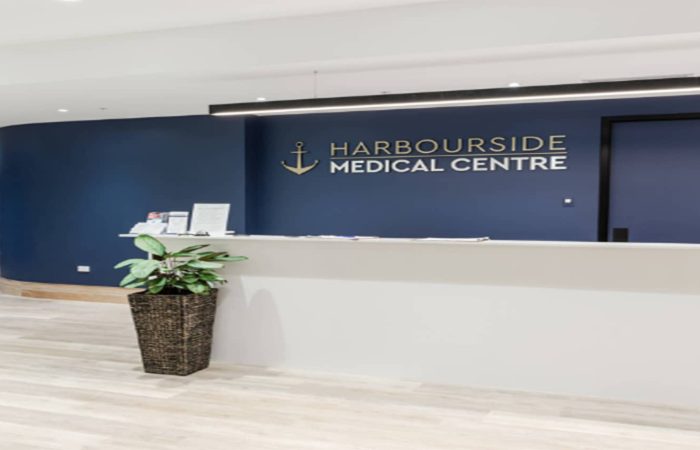Harborside banner