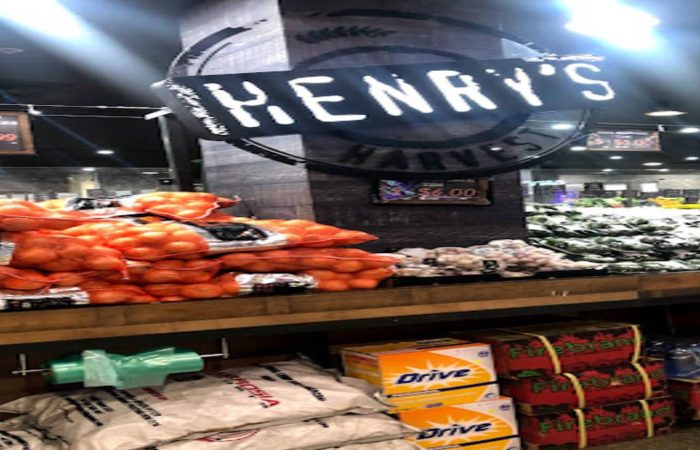 Henry's harvest banner