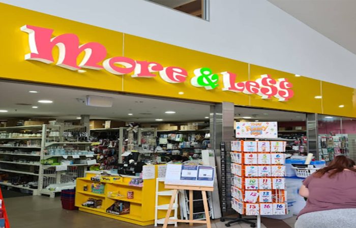 More & less banner