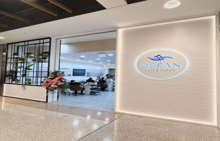 Ocean nails & beauty banner