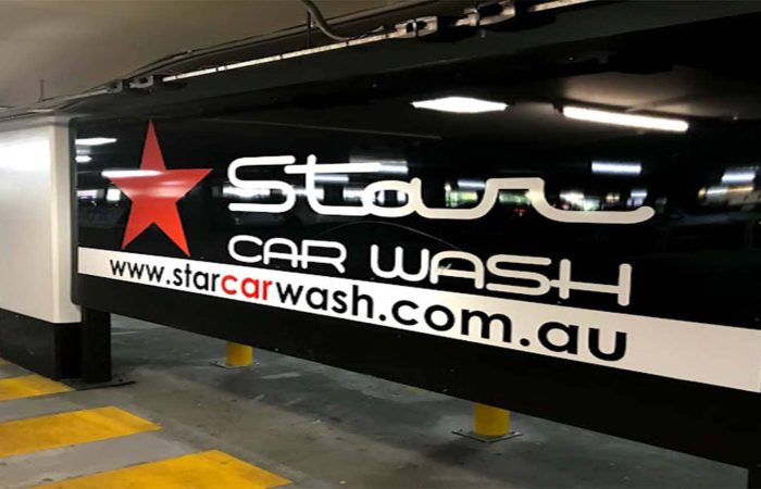 Star car wash banner