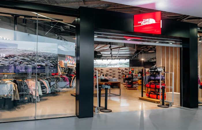 The north face banner