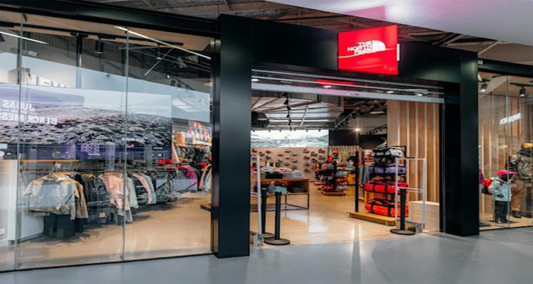 The north face banner