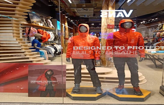 The north face banner