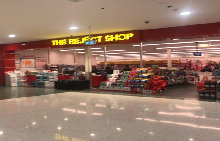 The reject shop banner
