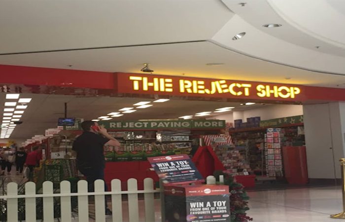 The reject shop banner